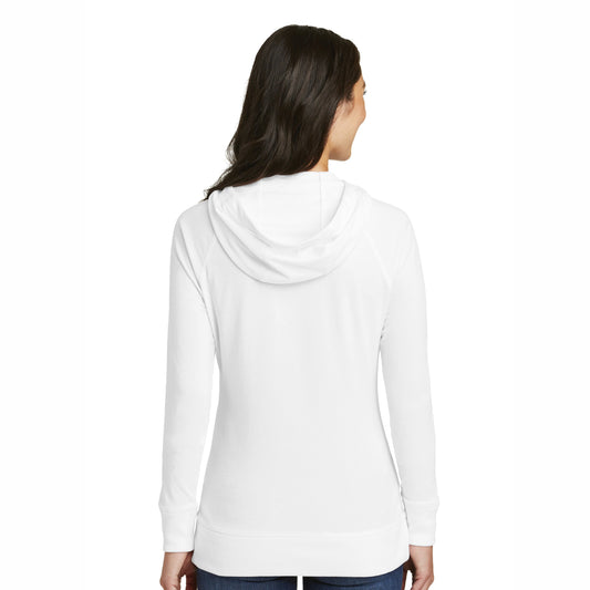 MBH Women's New Era Zip Hoody -White- 2025 Finisher Embr.