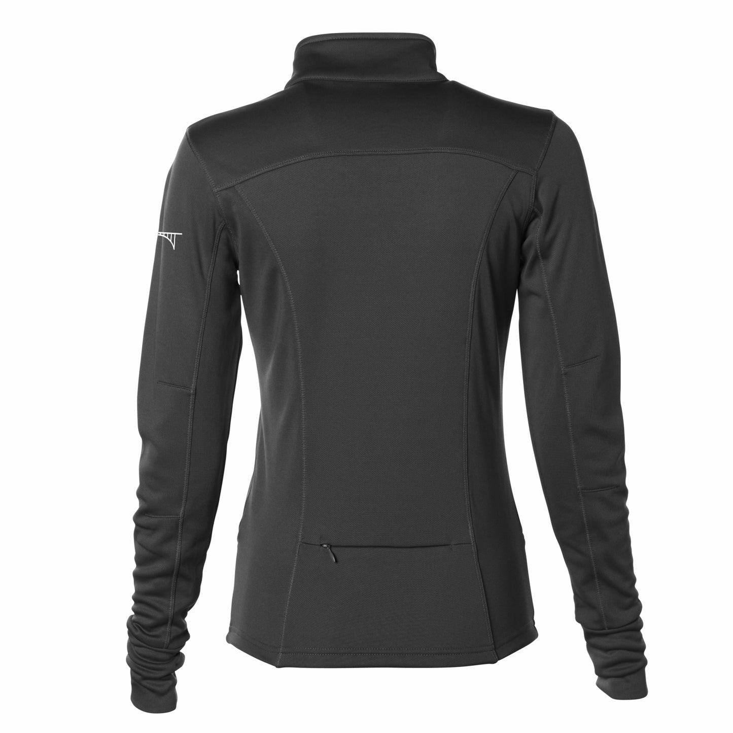 BSIM Women's Fleece Zip Jacket -Black- Embroidery