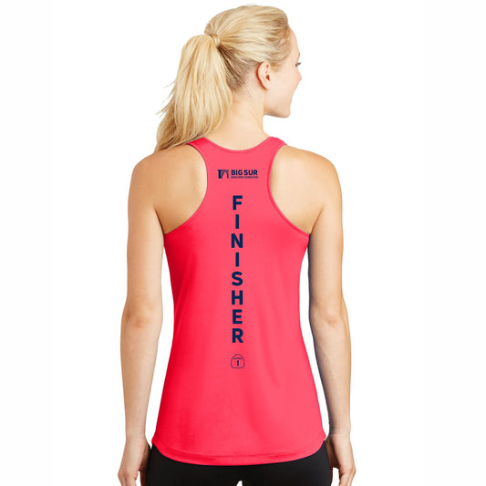 BSIM Women's Tech Singlet -Hot Coral- 2025 Finisher