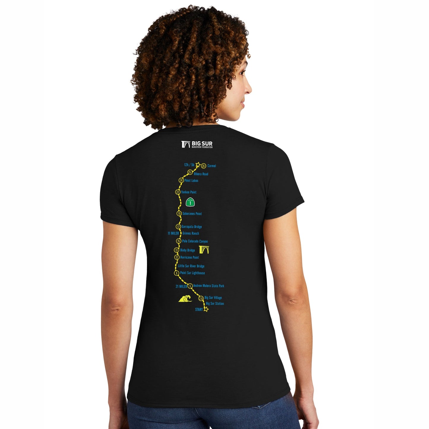 BSIM Women's Triblend Eco Tee -Black- Course