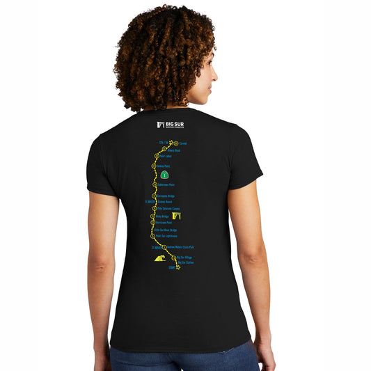 BSIM Women's Triblend Eco Tee -Black- Course