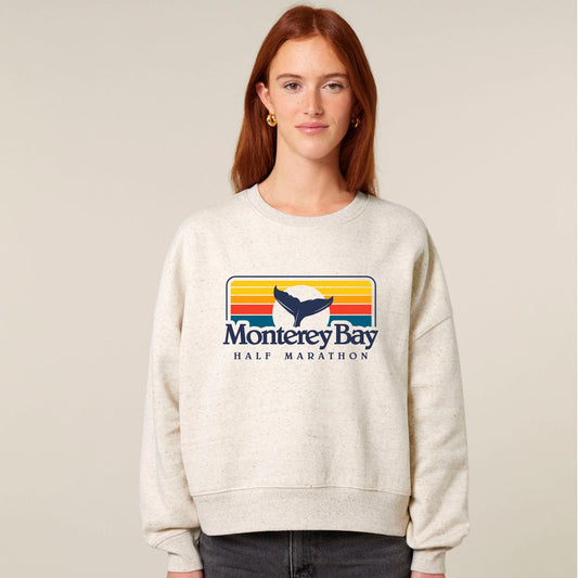 MBH Women's Organic Fleece Crew -Heather- Sunset