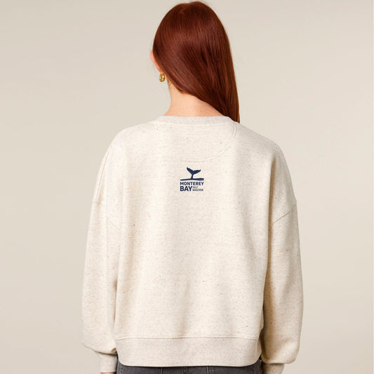 MBH Women's Organic Fleece Crew -Heather- Sunset