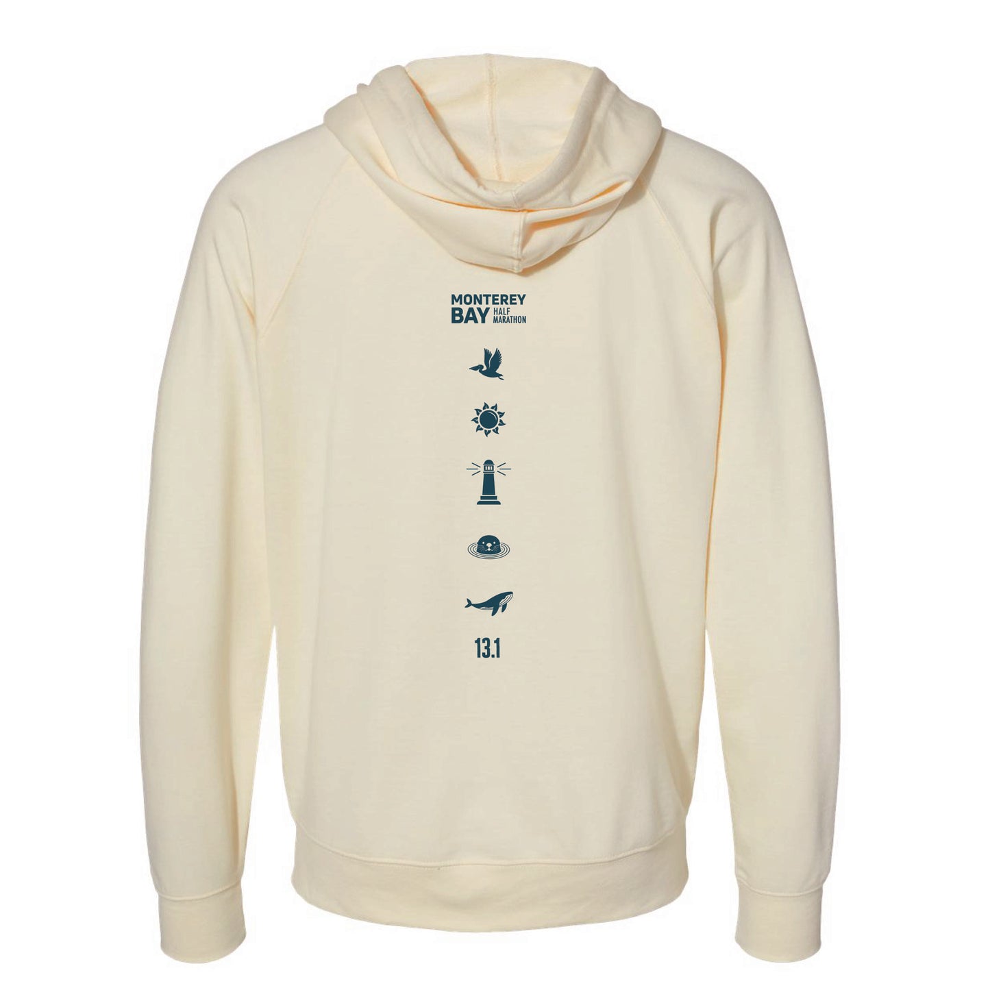 MBH Adult Terry Zip Hoody -Bone- LCP