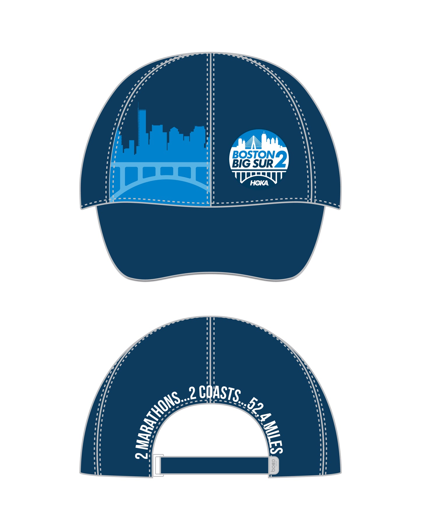 B2BS Cap - Cadence Tech -Navy- Boston 2 Big Sur