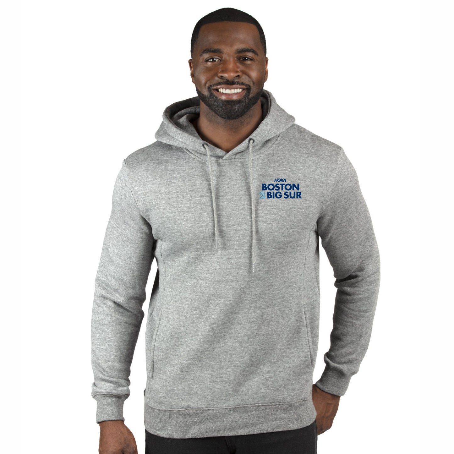 B2BS Unisex Fleece Hoody -Grey Heather- LCP