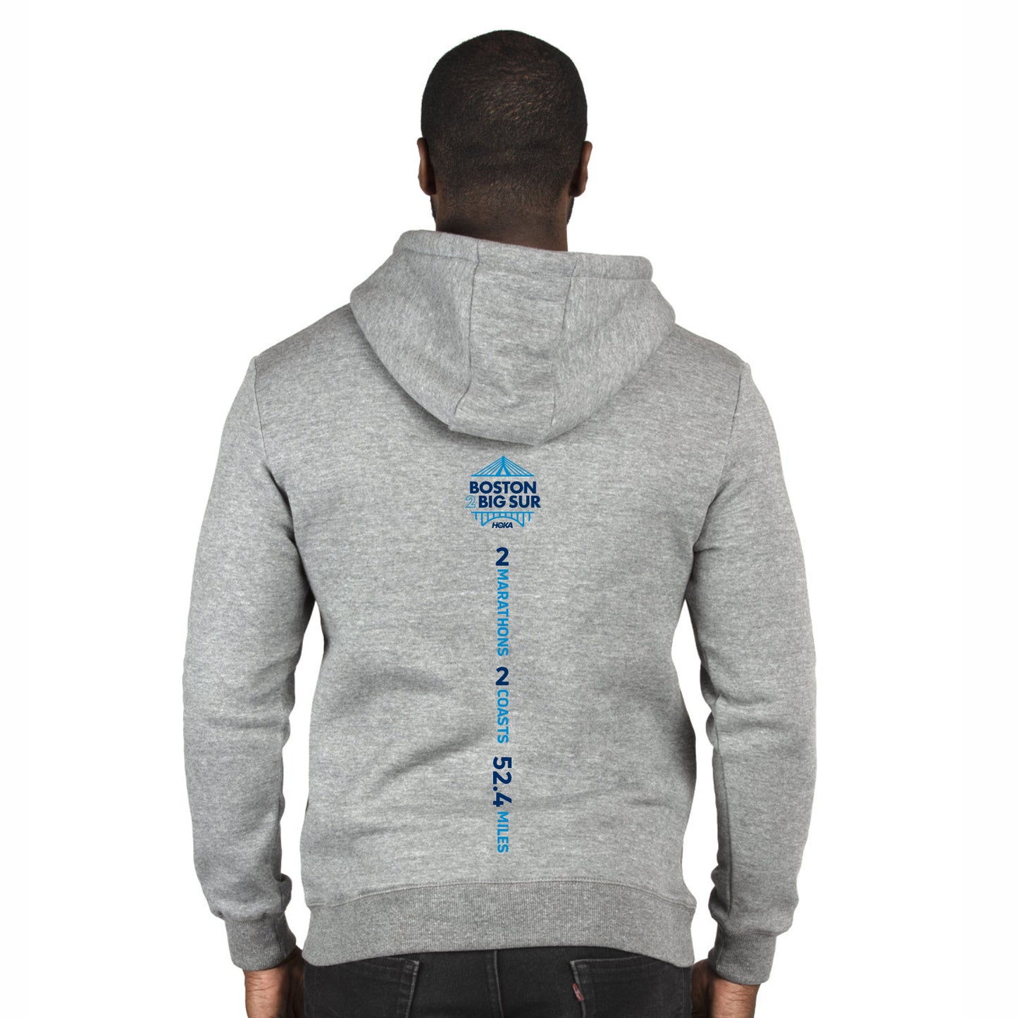 B2BS Unisex Fleece Hoody -Grey Heather- LCP