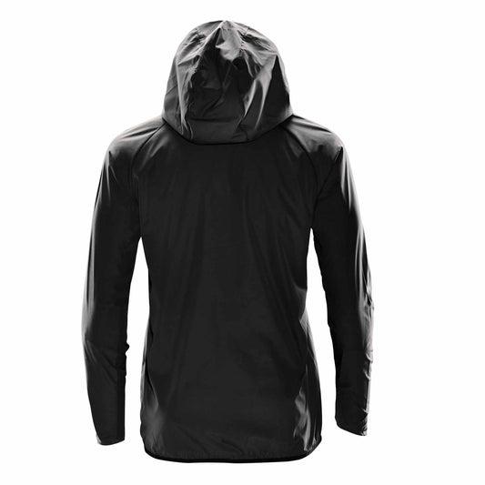 Men's DWR Zip Hooded Shell -Black- 2025 Finisher Embr.