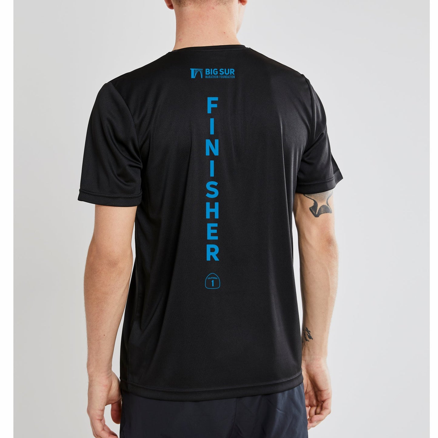 BSIM Men's Tech CRAFT Tee -Black- 2025 Finisher