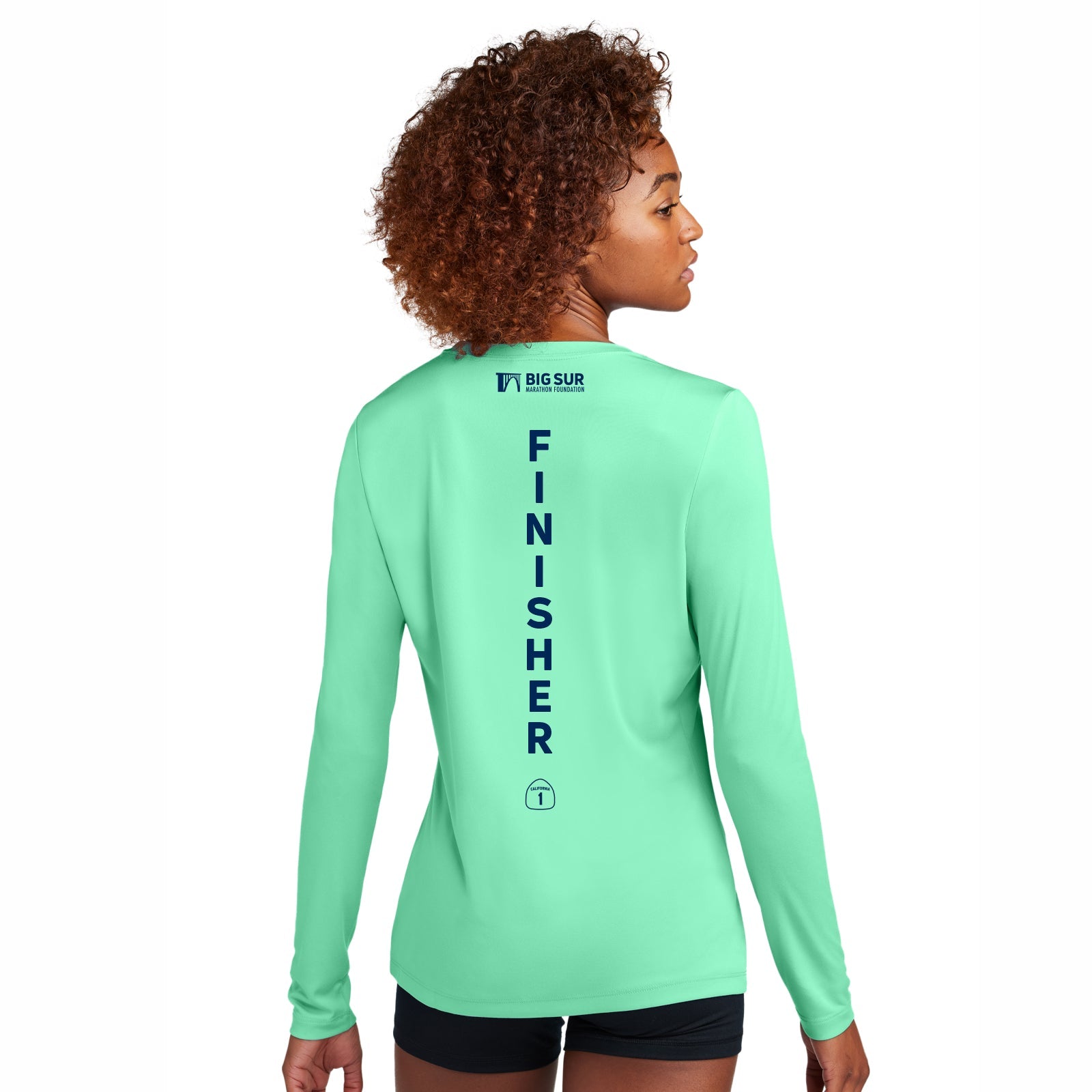 BSIM Women's LS Tech Tee -Seafoam- 2025 Finisher