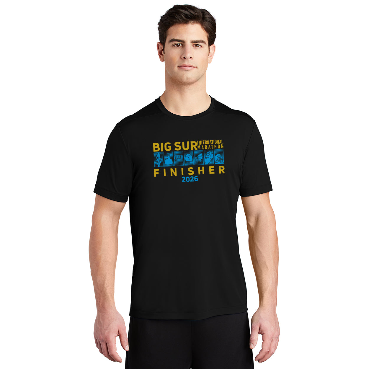 BSIM Men's Tech UPF50 Tee -Black- 2026 Finisher
