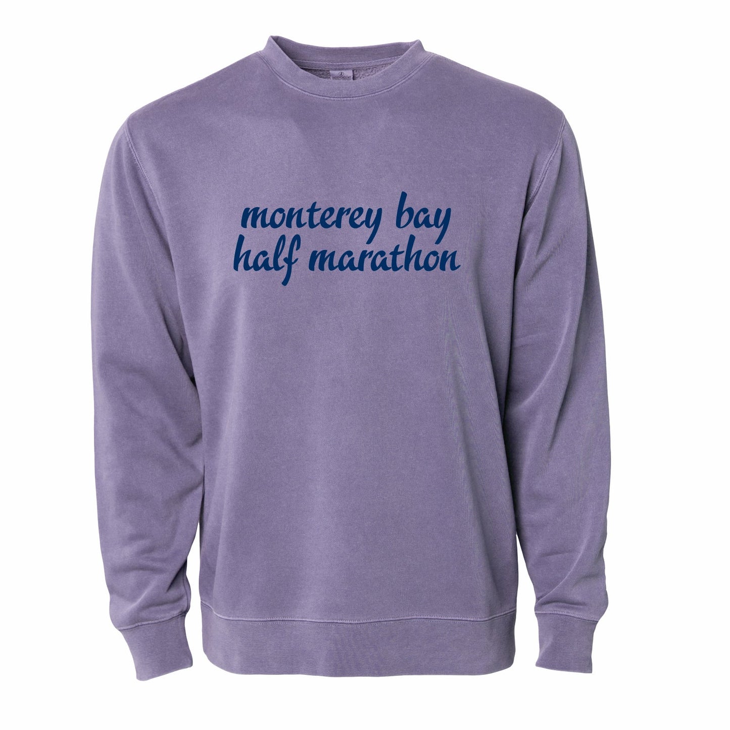 MBH Adult Pigment-Dyed Crew -Plum- Embroidery