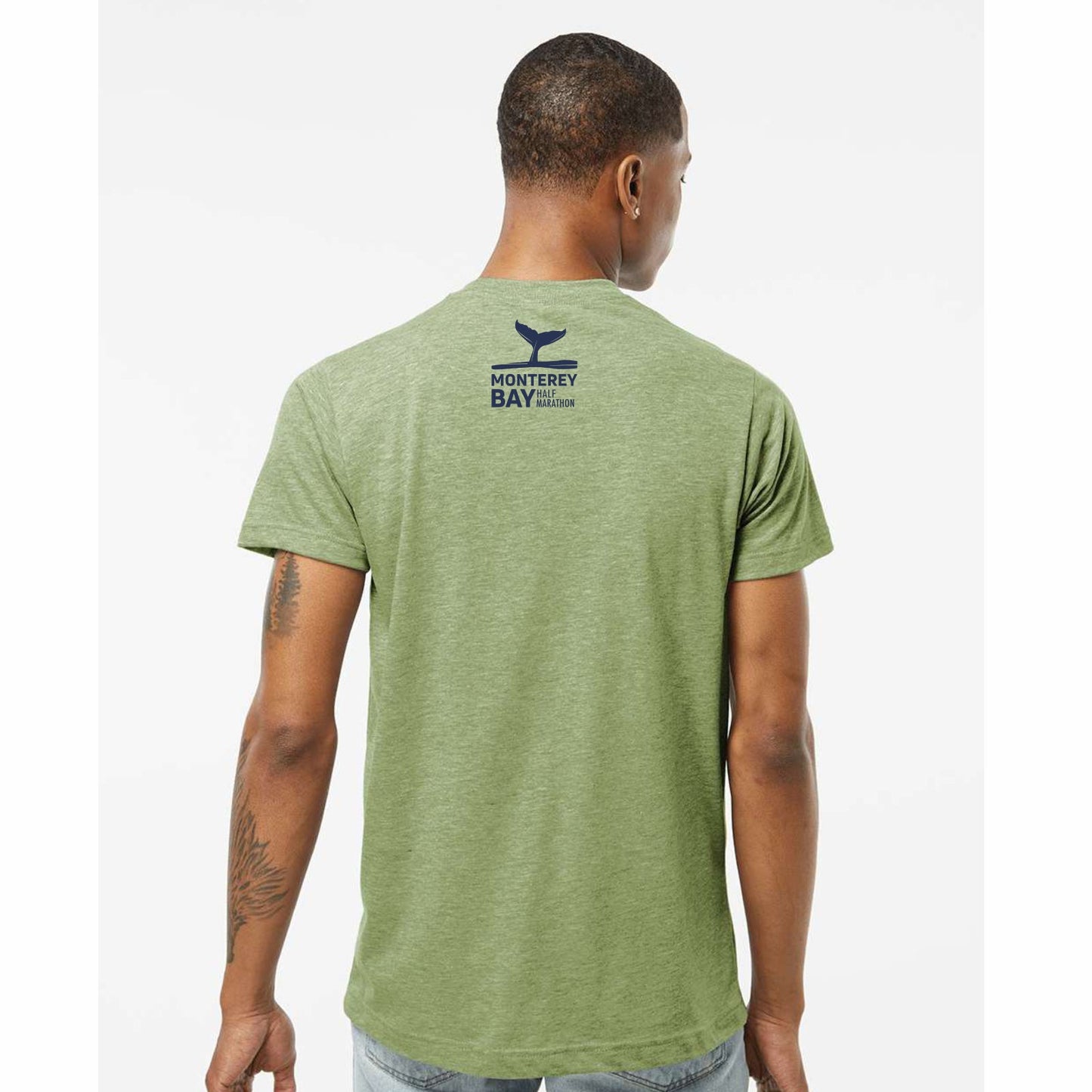 MBH Adult Fashion Tee -Heather Green- Sunset
