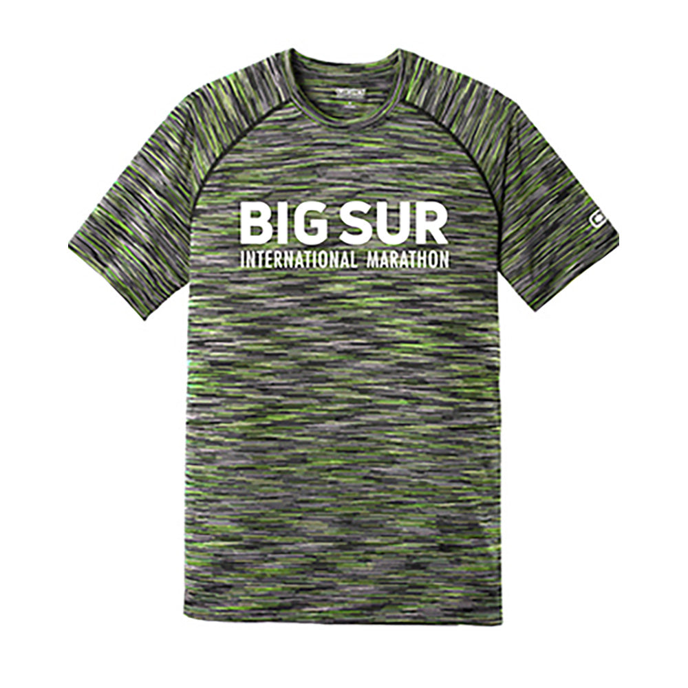 Big Sur Marathon Men's Endurance Verge Crew, Pace Green/Yellow - BSIM Store