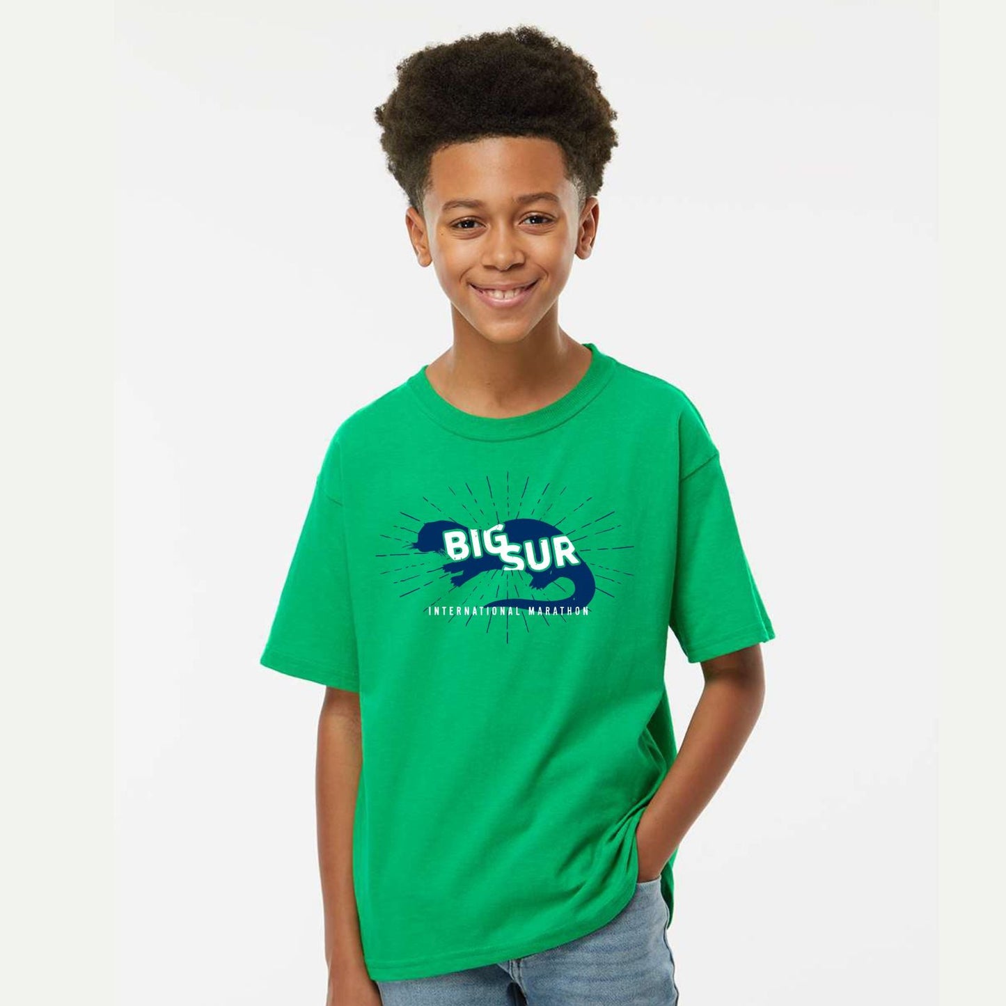 BSIM Youth Fashion Tee -Irish Green- Otter